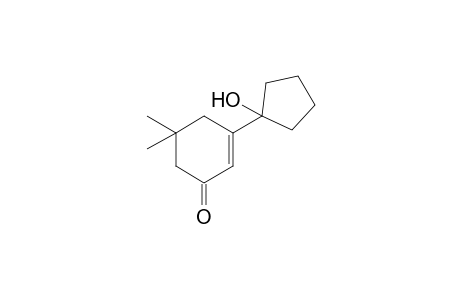 3-(1-hydroxycyclopentyl)-5,5-dimethylcyclohex-2-enone