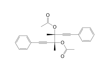 1,5-Hexadiyne-3,4-diol, 3,4-dimethyl-1,6-diphenyl-, diacetate, (R*,R*)-(.+-.)-