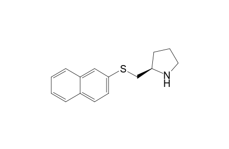 (S)-2-((naphthalen-2-ylthio)methyl)-pyrrolidine