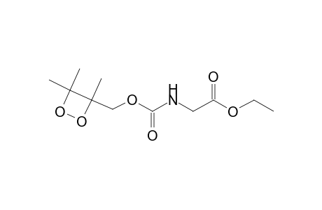 2-[(3,4,4-trimethyldioxetan-3-yl)methoxycarbonylamino]acetic acid ethyl ester