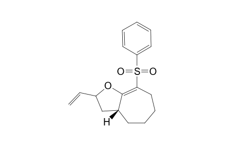 8-Phenylsulfonyl-2-vinyl-2,3,3a,4,5,6,7-heptahydro-2,3-benzofuran