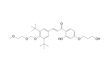 3,5-Di-tert-butyl-2'-hydroxy-4'-(3-hydroxypropoxy)-4-[(2-methoxyethoxy)methoxy]chalcone