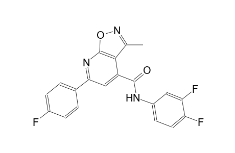 isoxazolo[5,4-b]pyridine-4-carboxamide, N-(3,4-difluorophenyl)-6-(4-fluorophenyl)-3-methyl-