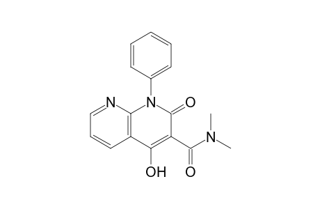 4-Hydroxy-N,N-dimethyl-2-oxo-1-phenyl-1,2-dihydro-1,8-naphthridine-3-carboxamide