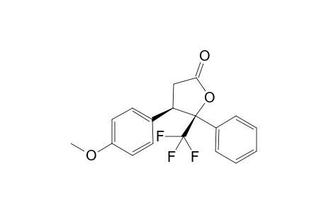 (4R,5S)-4-(4-methoxyphenyl)-5-phenyl-5-(trifluoromethyl)dihydrofuran-2(3H)-one