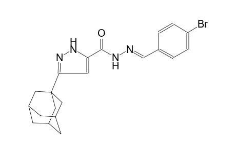 1H-pyrazole-5-carboxylic acid, 3-tricyclo[3.3.1.1~3,7~]dec-1-yl-, 2-[(E)-(4-bromophenyl)methylidene]hydrazide