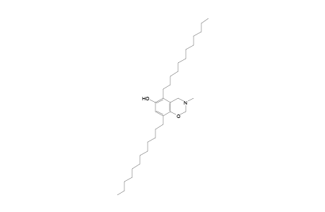 2H-1,3-benzoxazin-6-ol, 5,8-didodecyl-3,4-dihydro-3-methyl-