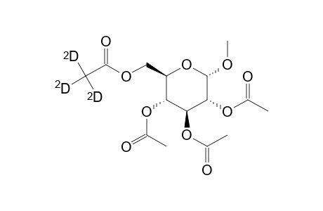 1-Methoxy-2,3,4-triacetyl-6-(trideuterioacetyl)-.alpha.-D-glucopyranose