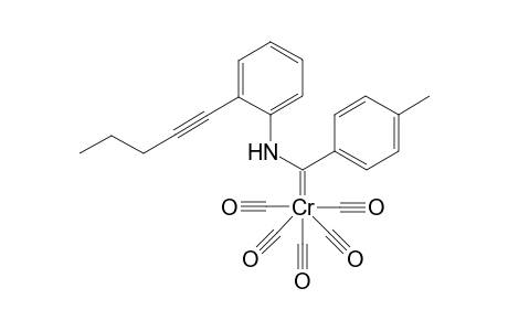 {Pentacarbonyl{[(2-(1'-pentynyl)phenylamino]-p-tolylcarbene} chromium (0)