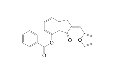 (2Z)-2-(2-Furylmethylene)-3-oxo-2,3-dihydro-1H-inden-4-yl benzoate