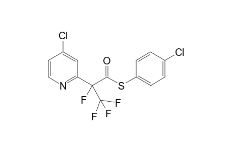 p-Chlorophenyl 2-(4'-Chlorpyridin-2'-yl)-2,3,3,3-tetrafluoro(thio)-propionate