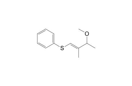 Benzene, [(3-methoxy-2-methyl-1-butenyl)thio]-, (E)-