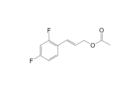 (E)-3-(2,4-difluorophenyl)allyl acetate