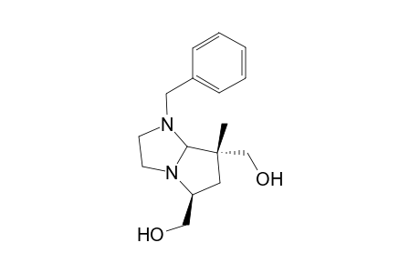 1-Benzyl-5,7-bis(hydroxymethyl)-7-methylhexahydro-1H-pyrrolo[1,2-a]imidazole