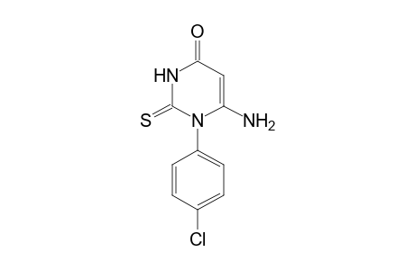 4(1H)-Pyrimidinone, 6-amino-1-(4-chlorophenyl)-2,3-dihydro-2-thioxo-