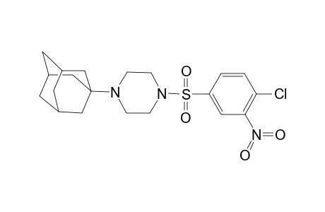 1-(1-adamantyl)-4-(4-chloranyl-3-nitro-phenyl)sulfonyl-piperazine