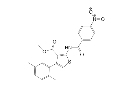 methyl 4-(2,5-dimethylphenyl)-2-[(3-methyl-4-nitrobenzoyl)amino]-3-thiophenecarboxylate