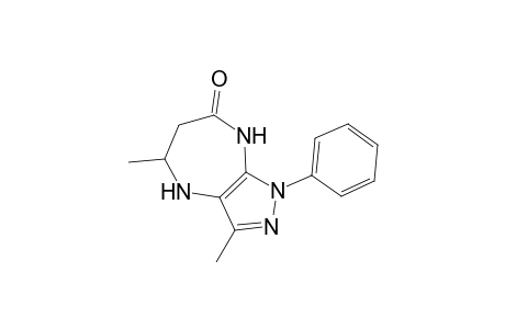 3,5-Dimethyl-1-phenyl-4,5,6,8-tetrahydropyrazolo[3,4-b][1,4]diazepin-7(1H)-one