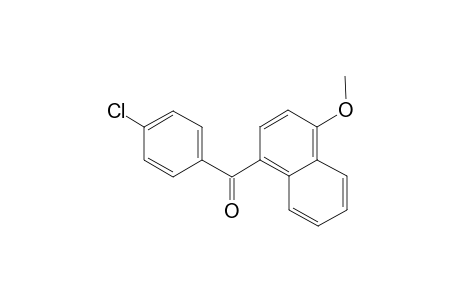 (4-Chlorophenyl)(4-methoxy-1-naphthyl)methanone