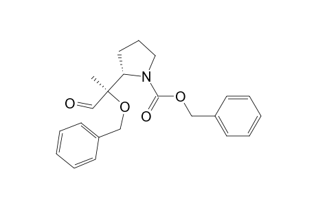 (2S)-N-[(Benzyloxy)carbonyl]-2-[(R)-1-(benzyloxy)-1-formylethyl]pyrrolidine