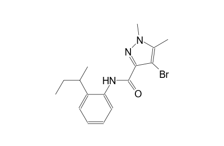 4-bromo-N-(2-sec-butylphenyl)-1,5-dimethyl-1H-pyrazole-3-carboxamide