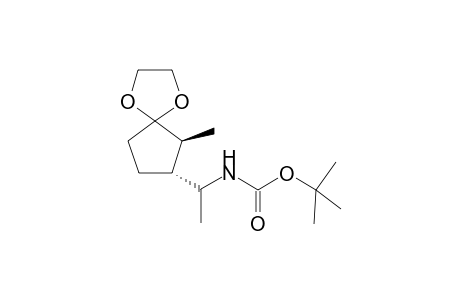 (R)-N-[1-(3,3-Ethylidenedioxy-2-methyl-cyclopentyl)-ethyl]-N-(tert-butoxyoxycarbonyl)amine