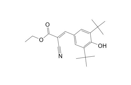 Cinnamic acid, 3,5-di-tert-butyl-.alpha.-cyano-4-hydroxy-, ethyl ester