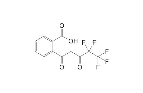 2-(4,4,5,5,5-pentafluoro-3-oxopentanoyl)benzoic acid