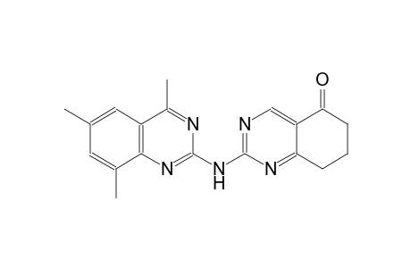 2-[(4,6,8-trimethyl-2-quinazolinyl)amino]-7,8-dihydro-5(6H)-quinazolinone