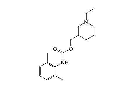 2,6-DIMETHYLCARBANILIC ACID, (1-ETHYL-3-PIPERIDYL)METHYL ESTER