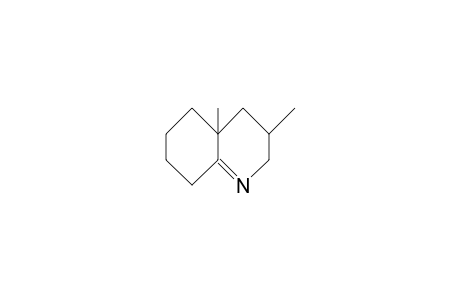 3a,10-Dimethyl.delta./1,9/-octahydro-quinoline