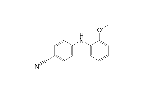 4-((2-Methoxyphenyl)amino)benzonitrile