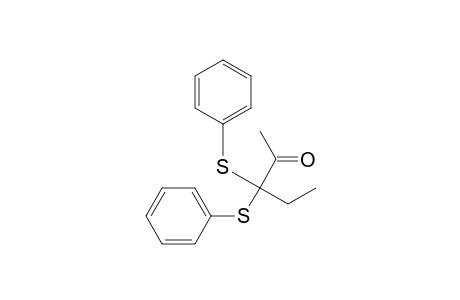 3,3-bis(phenylthio)pentan-2-one