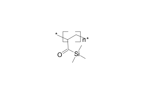 Poly[1-(trimethylsilyl)-2-propen-1-one]
