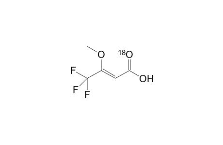 3-Methoxy-4,4,4-trifluoro-2-butenoic acid-carboxyl-18O