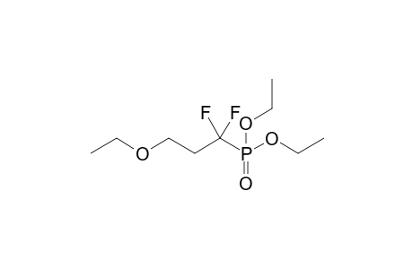 1-Diethoxyphosphoryl-3-ethoxy-1,1-bis(fluoranyl)propane