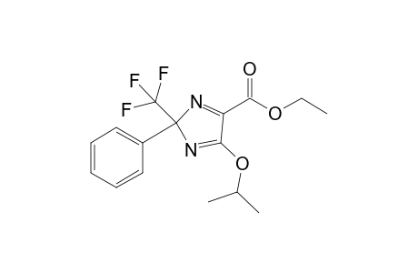 Ethyl 5-isopropyloxy-2-phenyl-2-trifluoromethyl-2H-imidazole-4-carboxylate