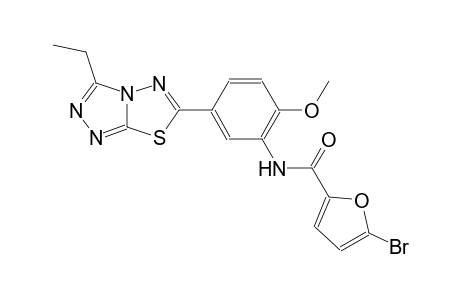2-furancarboxamide, 5-bromo-N-[5-(3-ethyl[1,2,4]triazolo[3,4-b][1,3,4]thiadiazol-6-yl)-2-methoxyphenyl]-