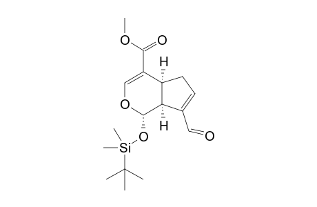 Methyl (1S,4aS,7aS)-7-Formyl-1-(t-butyldimethylsilyloxy)-1,4a,5,7a-tetrahydrocyclopenta[c]pyran-4-carboxylate