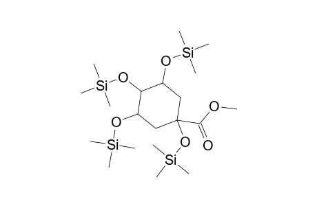 Cyclohexanecarboxylic acid, 1,3,4,5-tetrakis[(trimethylsilyl)oxy]-, methyl ester, [1S-(1.alpha.,3.alpha.,4.beta.,5.beta.)]-