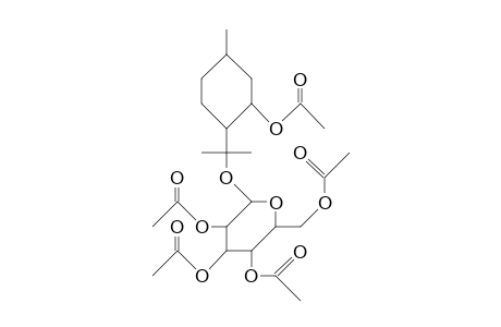 (1R,3R,4R)-3-Hydroxy-P-menthan-8-yl O-B-D-glucopyranoside pentaacetate