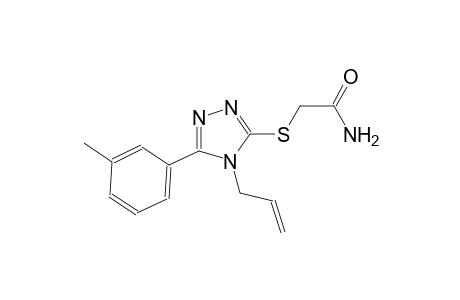 2-{[4-allyl-5-(3-methylphenyl)-4H-1,2,4-triazol-3-yl]sulfanyl}acetamide