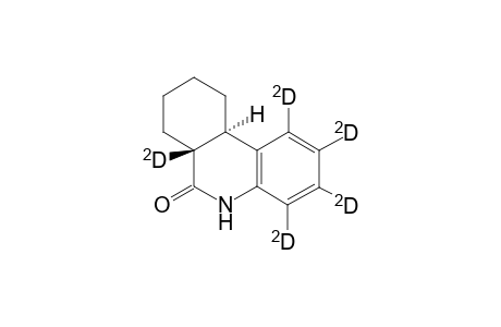 7,8,9,10,10a-Pentahydro-1,2,3,4,6a-pentadeuteriophenantridin-6(5H)-one-D4