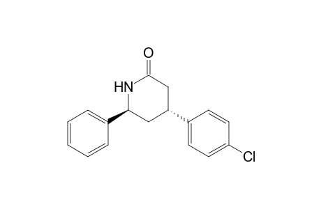 trans-4-(4-Chlorophenyl)-6-phenyl-2-piperidone