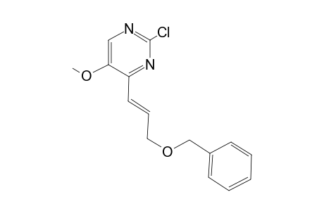 2-Chloranyl-5-methoxy-4-[(E)-3-phenylmethoxyprop-1-enyl]pyrimidine