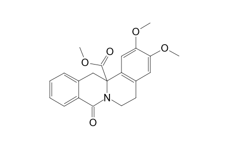 8-OXO-5,6,13,13A-TETRAHYDRO-2,3-DIMETHOXY-8H-DIBENZO-[A,G]-CHINOLIZIN-13A-CARBONSAEUREMETHYLESTER;(2,3-DIMETHOXY-8-OXO-BERBIN)-13A-CARBONSAEUREMET