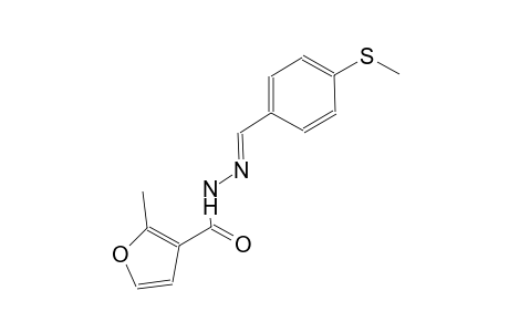 2-methyl-N'-{(E)-[4-(methylsulfanyl)phenyl]methylidene}-3-furohydrazide
