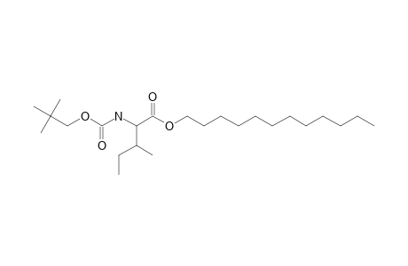 L-Isoleucine, N-neopentyloxycarbonyl-, dodecyl ester