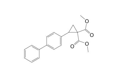Dimethyl 2-(biphenyl-4-yl)cyclopropane-1,1-dicarboxylate