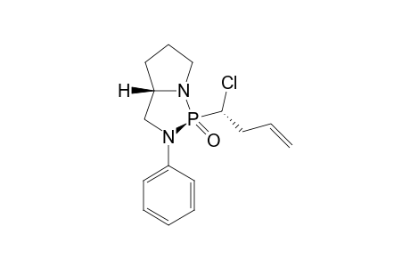 (1S,3aS)-1-((R)-1-Chloro-but-3-enyl)-2-phenyl-hexahydro-pyrrolo[1,2-c][1,3,2]diazaphopsphole 1-oxide